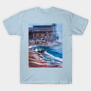 Old Factory at Seaside T-Shirt